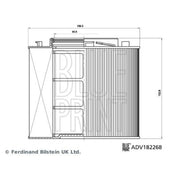 Blue Print Engine Air Filter ADV182268