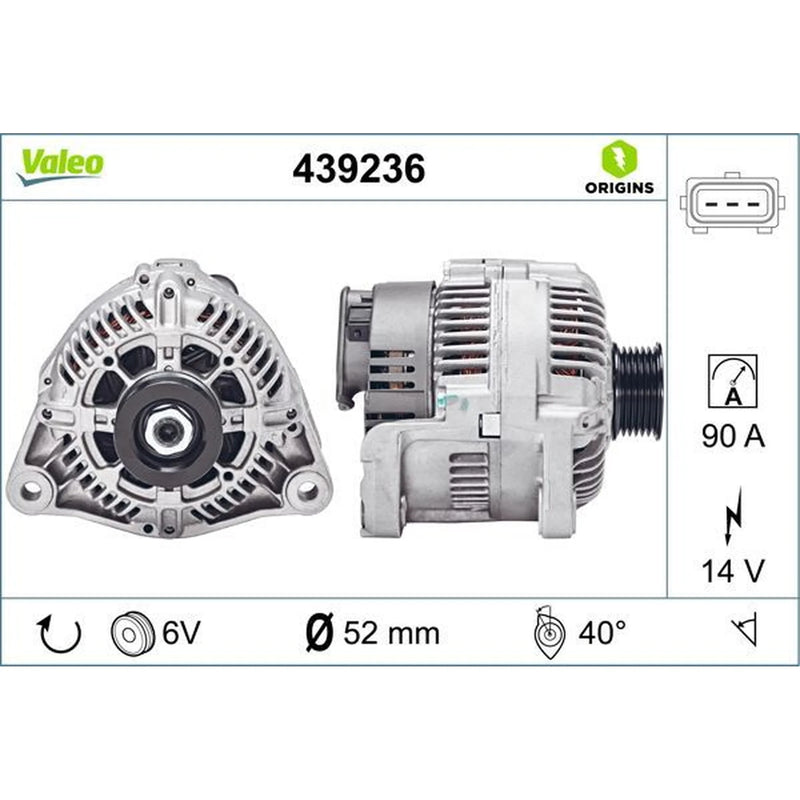 Valeo Car Alternator 12V 439236