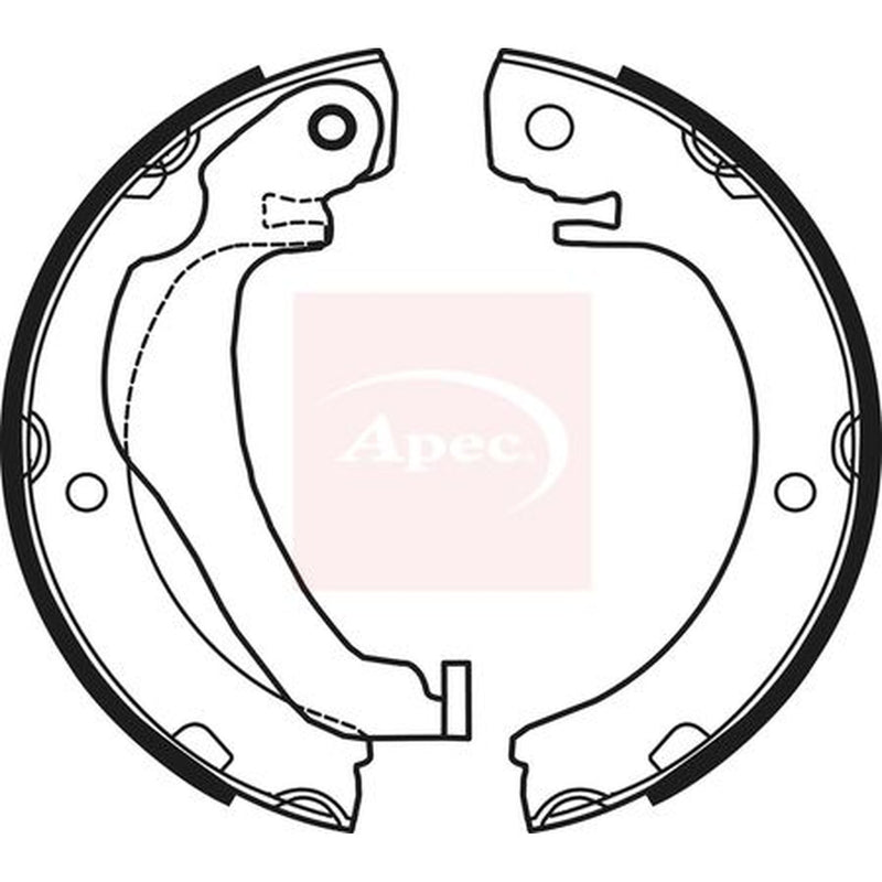 Apec Parking Brake Shoe Set SHU778