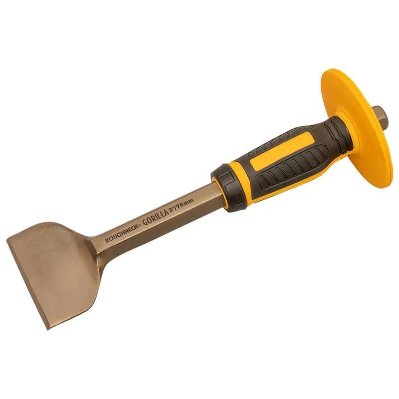 Roughneck GORILLA® Brick Bolster with Non-Slip Hand Guard 76 x 279mm (3 x 11in)