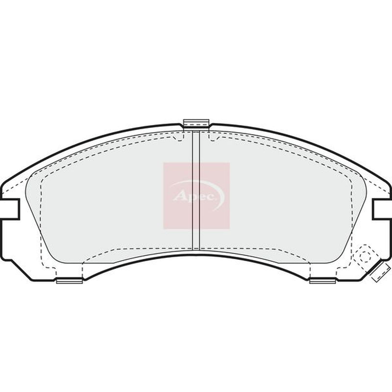Apec Front Brake Pad Set PAD781