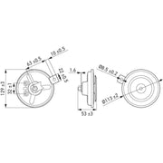 Hella Car Horn Signal Unit 3BA 002 768-082