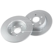Borg & Beck 2 x Solid Rear Brake Discs BBD5634