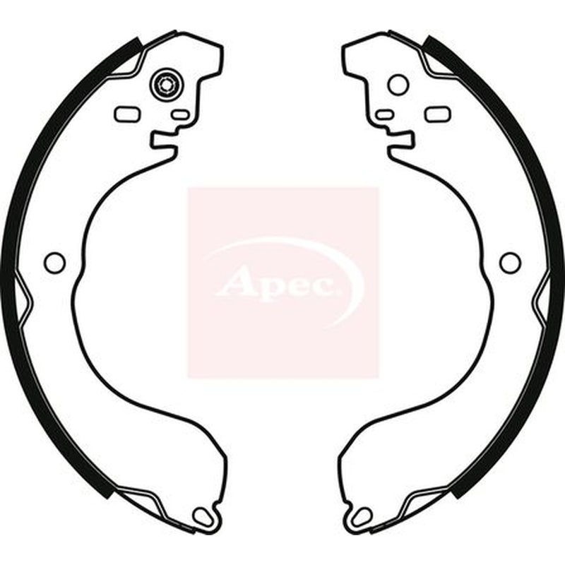 Apec Brake Shoe Set Axle Kit SHU821
