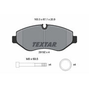 Textar Front Brake Pad Set 2919209