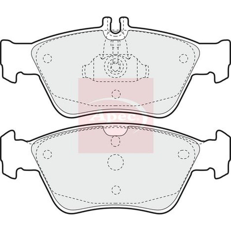Apec Front Brake Pad Set PAD886