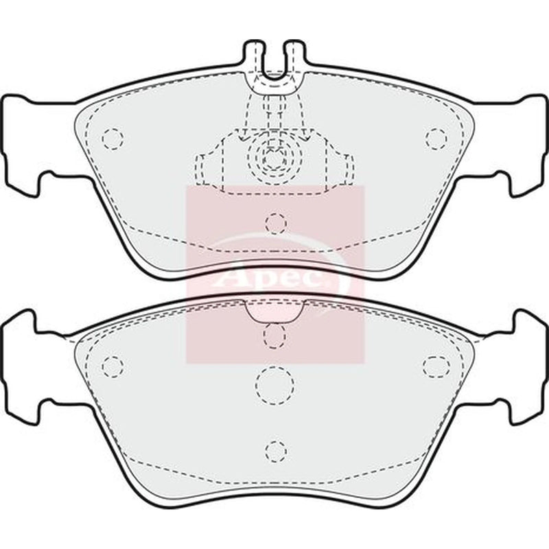Apec Front Brake Pad Set PAD886