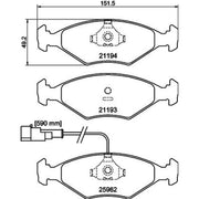 Mintex Brake Pad Set MDB3436
