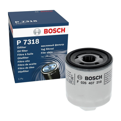 Genuine Bosch Car Oil Filter P7318 Fits Ford Transit 350 Ecoblue - 2.0 - 16- F02 Bosch  - Town Parts