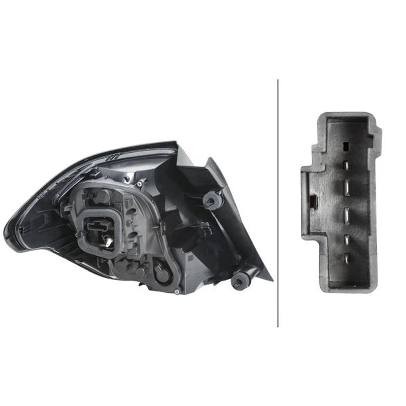 Hella Tail Light / Lamp PY21W Left 2SD 354 833-031