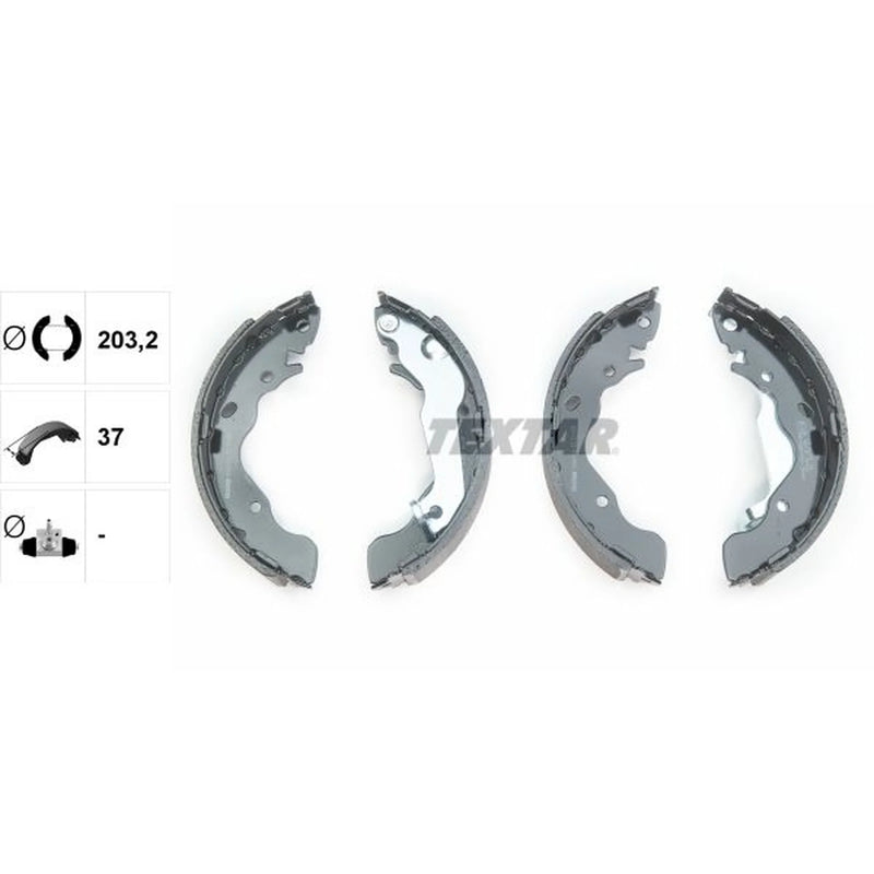 Textar Brake Shoe Set Axle Kit 91061700