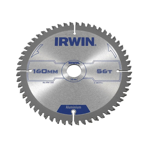 IRWIN® Professional Aluminium Circular Saw Blade 160 x 20mm x 56T TCG - 1907772