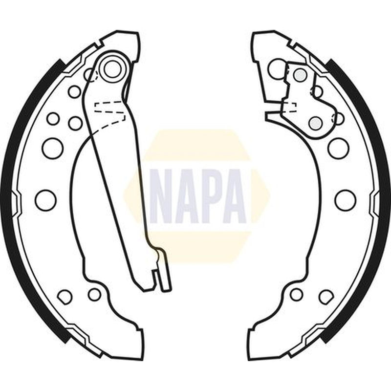 NAPA Brake Shoe Set Axle Kit NBS1005