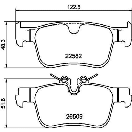 DON Rear Brake Pad Set PCP2059