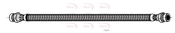 Apec Brake Hydraulic Hose Line Rear Left