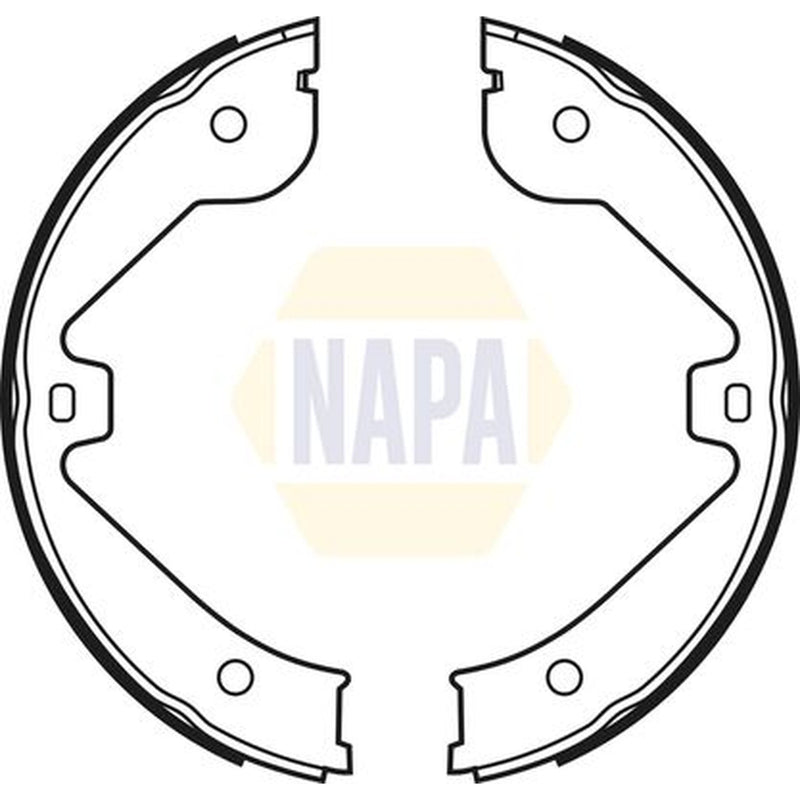 NAPA Parking Brake Shoe Set NBS5019