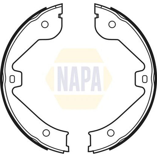NAPA Parking Brake Shoe Set NBS5019