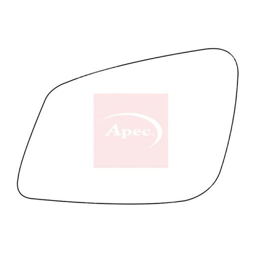 Apec Exterior Wing Mirror Glass Left AMS2009