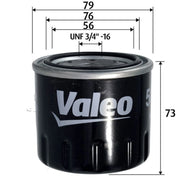 Valeo Engine Oil Filter 586159