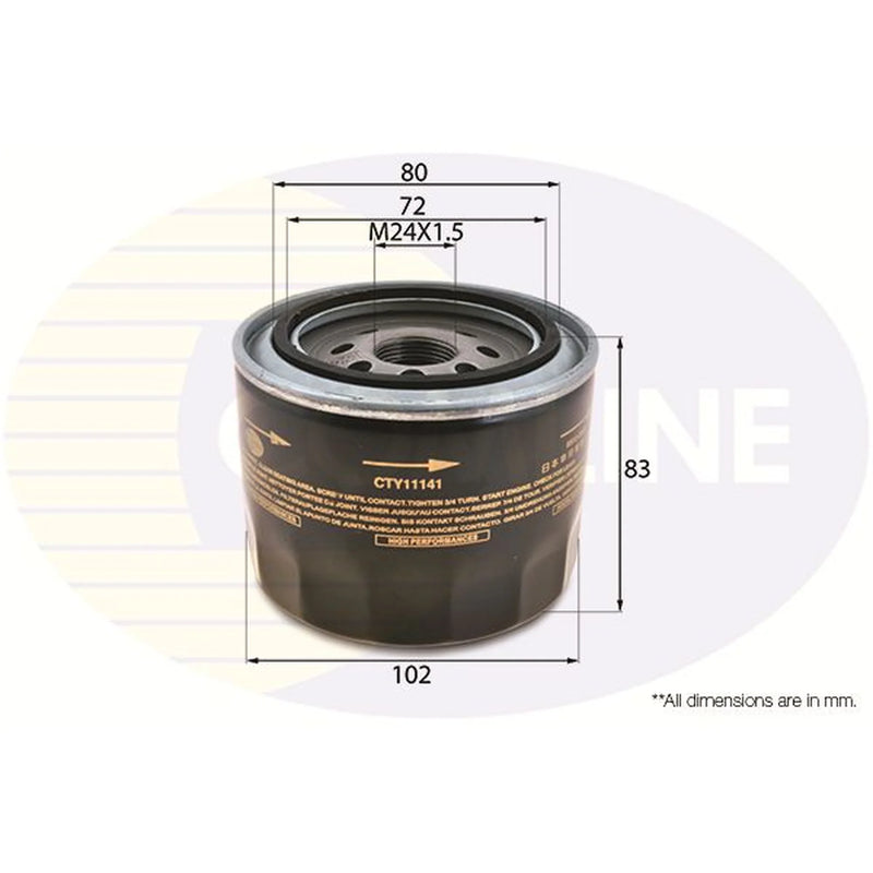 Comline Engine Oil Filter CTY11141