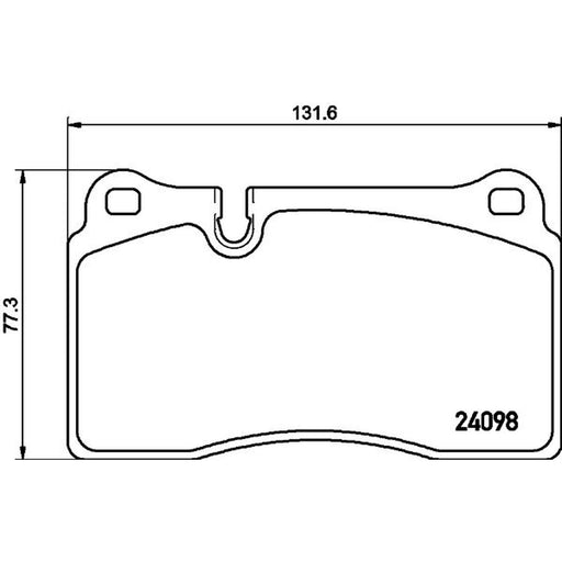 Mintex Rear Brake Pad Set MDB3047