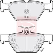 Apec Rear Brake Pad Set PAD2191