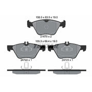 Textar Front Brake Pad Set 2472201