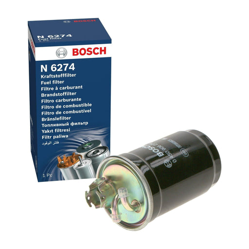 Genuine Bosch Car Fuel Filter N6274 Fits Vw Caddy Pick-Up - 1.9 - 96-00 04509062 Bosch  - Town Parts