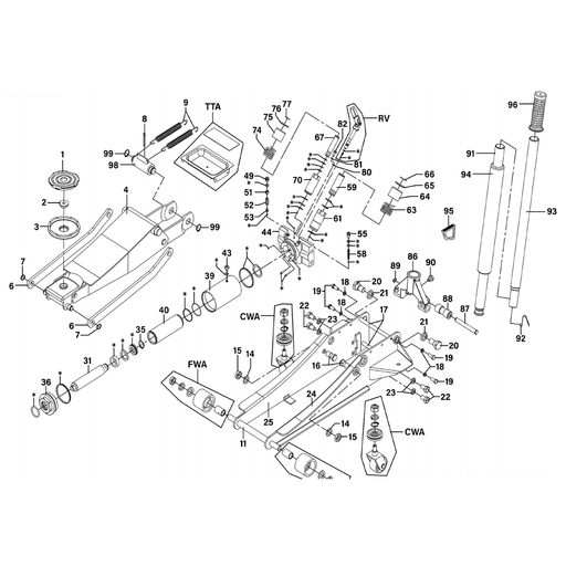 Sealey Hex Head Set Screw M6 X 12 Zinc