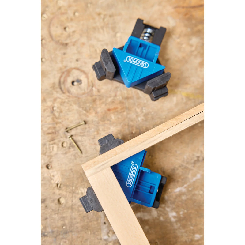 Draper Corner Clamp Pack of 2 for Boards 10-22mm Thick