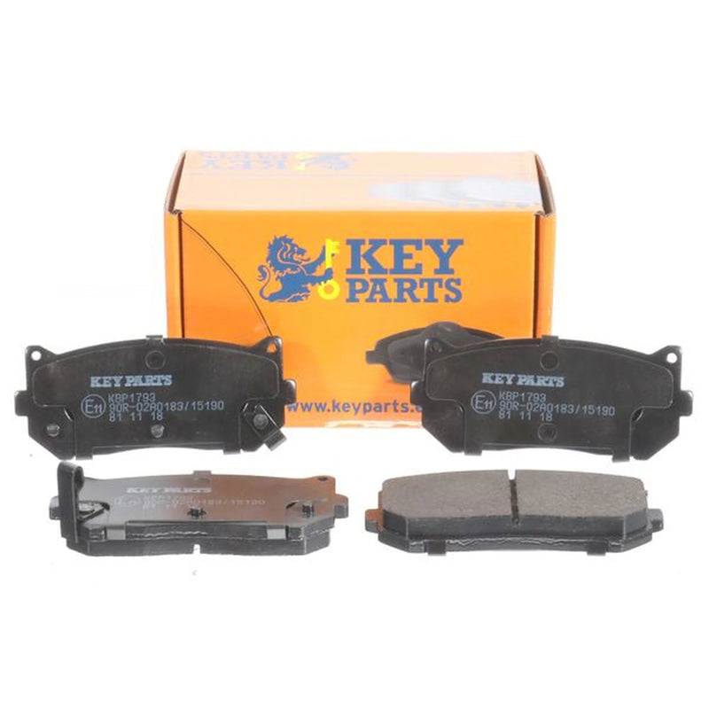 Key Parts 4 x Rear Brake Pad Set KBP1793