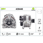 Valeo Car Alternator 12V 439440