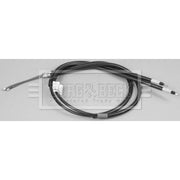 Borg & Beck Handbrake Cable Left Rear BKB2611