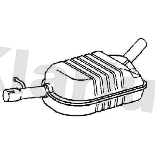 Klarius Box With Centre Pipe Centre VW1350V