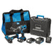 Draper Storm Force 20V Cordless Impact Kit (7 Piece) 40448 Draper  - Town Parts
