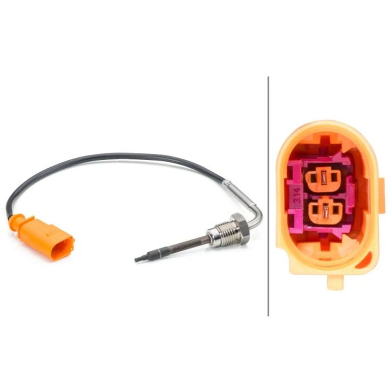 Hella Exhaust Gas Temperature Sensor Upper 6PT 014 494-201
