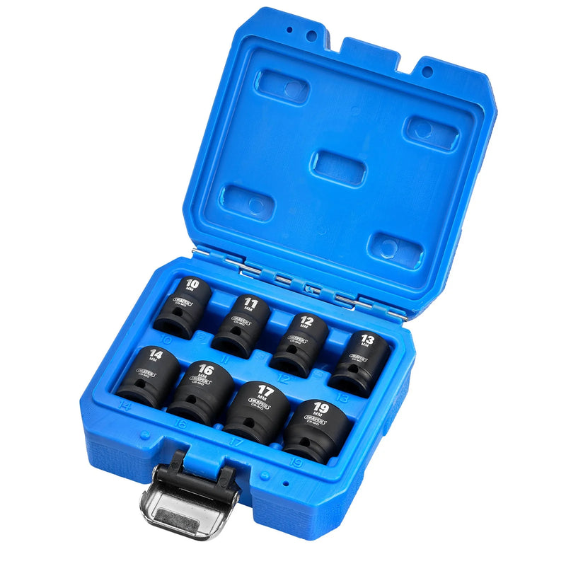 Draper HI-TORQ® Metric Impact Socket Set, Sq. Dr. (8 Piece)