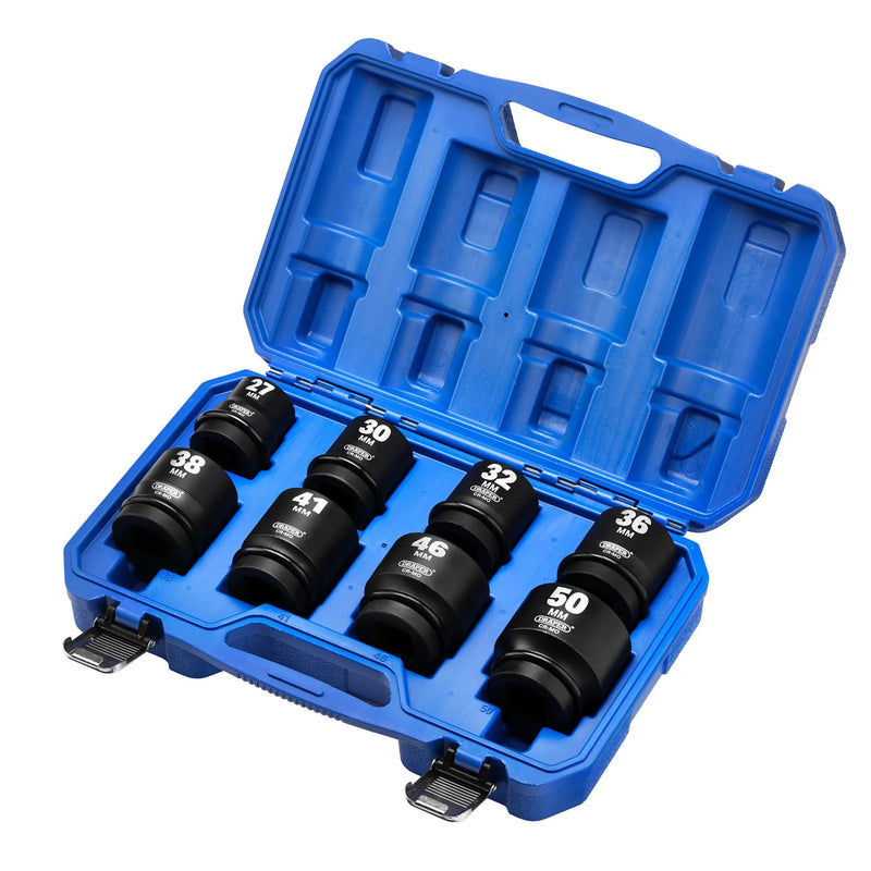 Draper HI-TORQ® Metric Impact Socket Set, Sq. Dr. (8 Piece)