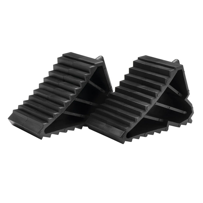 Draper Plastic Wheel Chocks, 2 Tonne (Pair)