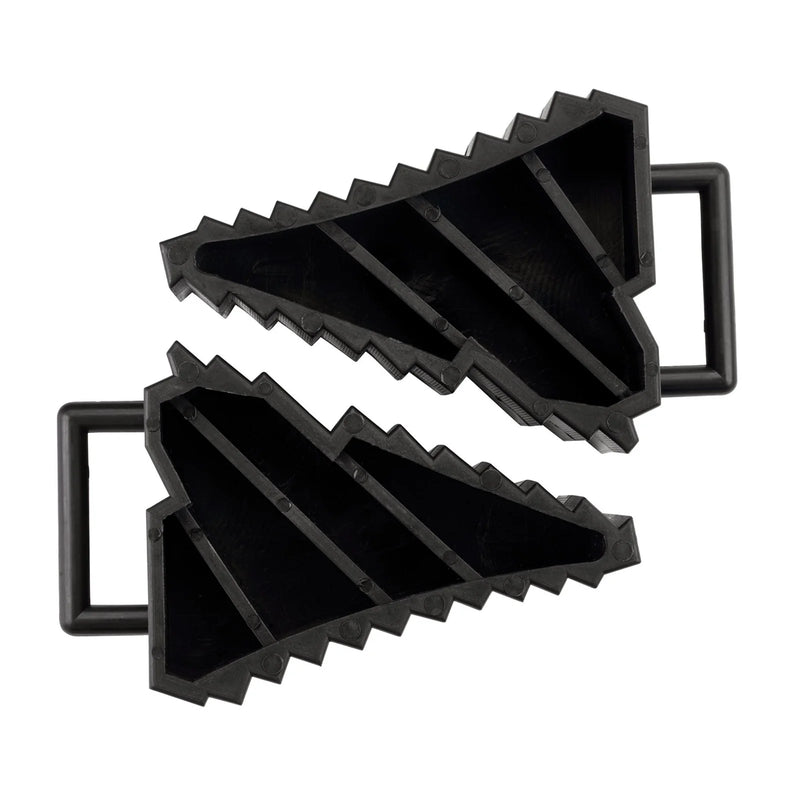Draper Plastic Wheel Chocks, 2 Tonne (Pair)