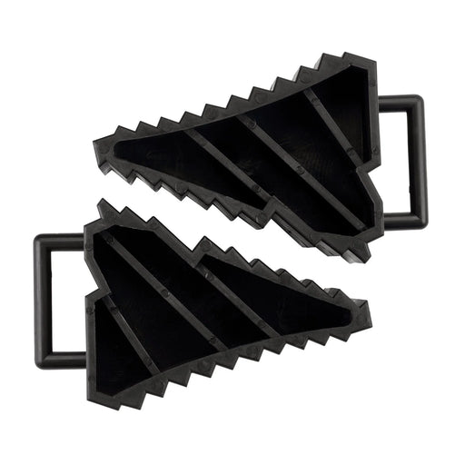 Draper Plastic Wheel Chocks, 2 Tonne (Pair)