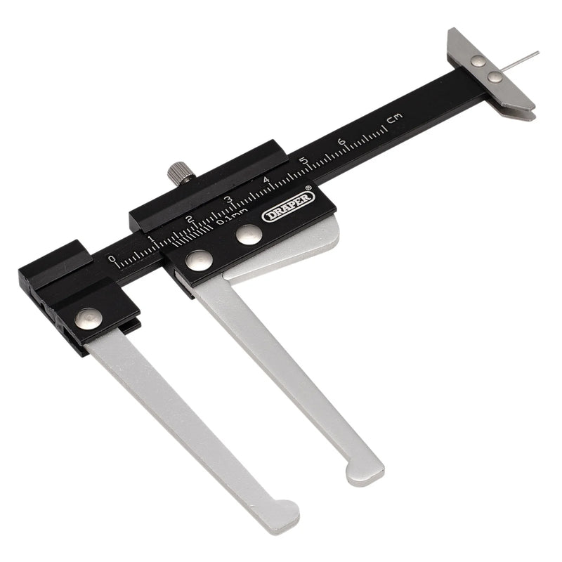 Draper Brake Disc Caliper with Tread Depth Gauge 0-60mm