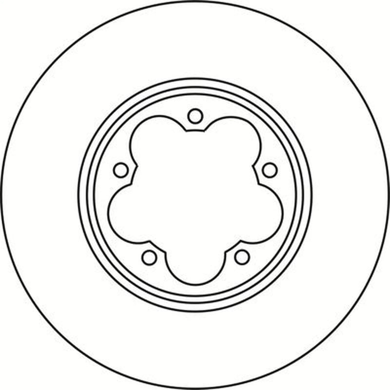 Abtex 2 x Vented Front Brake Discs BD1829V