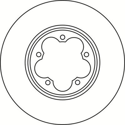 Abtex 2 x Vented Front Brake Discs BD1829V