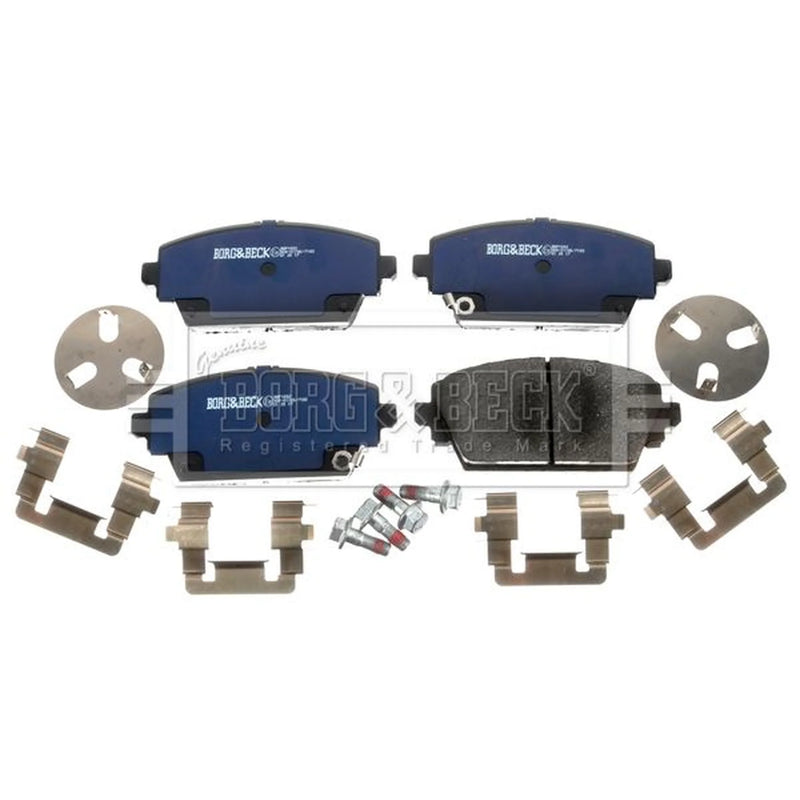 Borg & Beck 4 x Front Brake Pad Set BBP1652