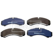 Borg & Beck 4 x Front Brake Pad Set BBP1862