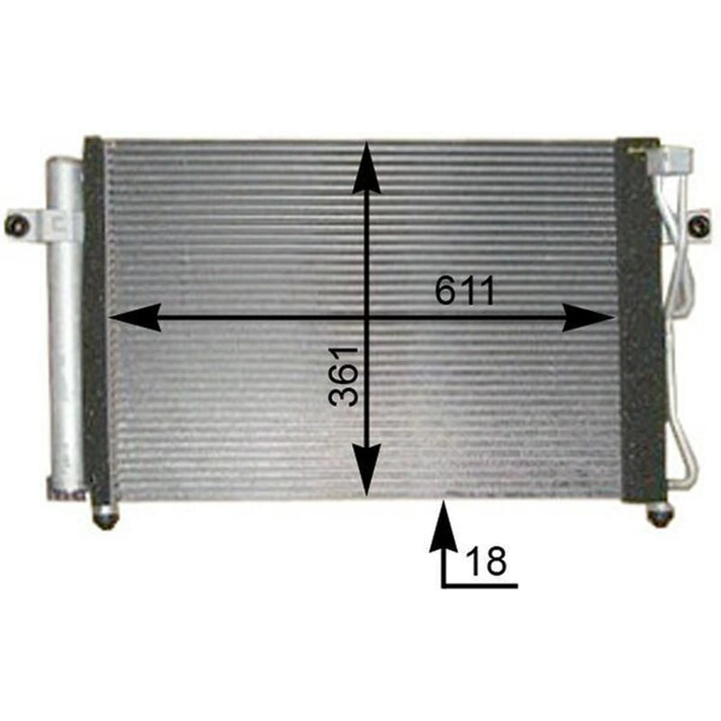 Mahle Air Conditioning Condenser AC 394 000P