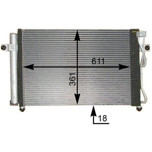 Mahle Air Conditioning Condenser AC 394 000P
