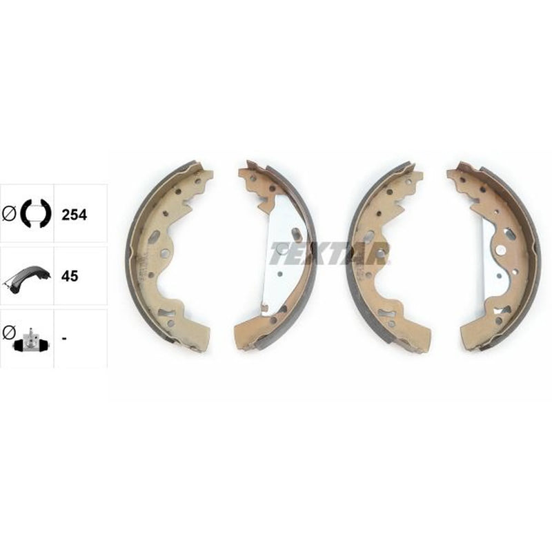 Textar Brake Shoe Set Axle Kit 91063600