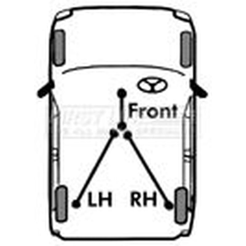 First Line Handbrake Cable Right Rear FKB2908